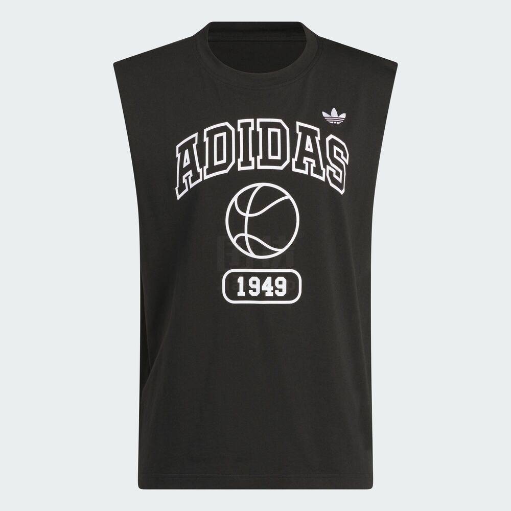 Adidas阿迪达斯三叶草 男子运动休闲无袖T恤JD5191
