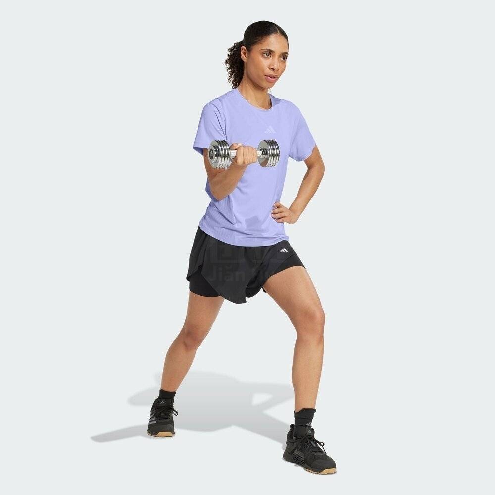 Adidas阿迪达斯 女子运动休闲短袖透气舒适T恤JZ6280