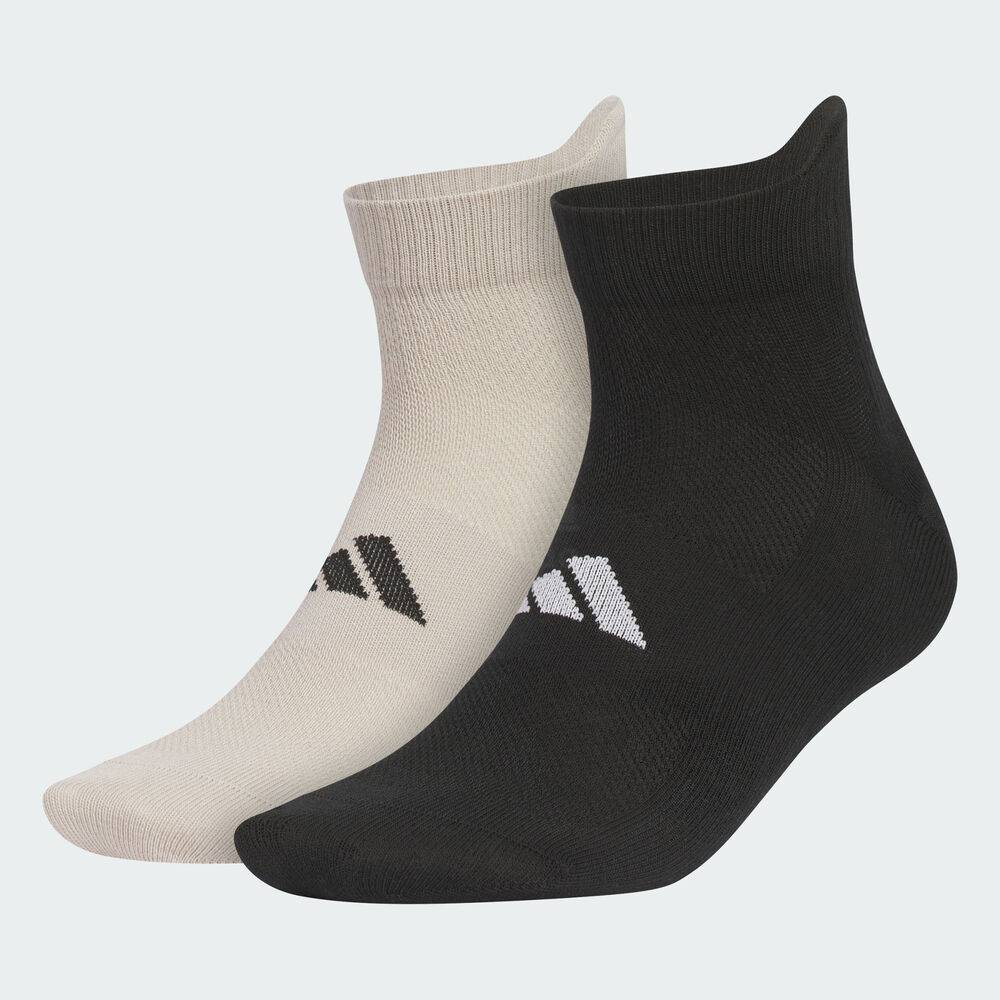 阿迪达斯ADIDAS 中性短筒袜中性Y型跟结构两双装袜子 KC0190